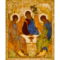 Икона Андрея Рублева Троица
