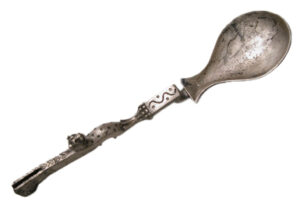 Древнеримская серебряная ложка