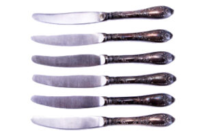 Антикварный набор ножей